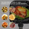2 шт. Силиконовый вкладыш для аэрофритюрницы для Ninja Dual Air Fryer Аксессуары Многоразовая форма для выпечки Корзина Вкладыш для кастрюли для духовки Кухонные аксессуары