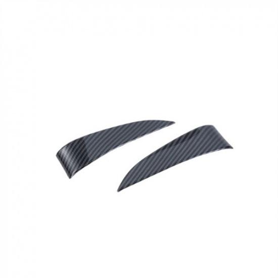 Carbon Fiber Front Window Triangle Cover Trim For Tesla Model 3 2024 2025 2026