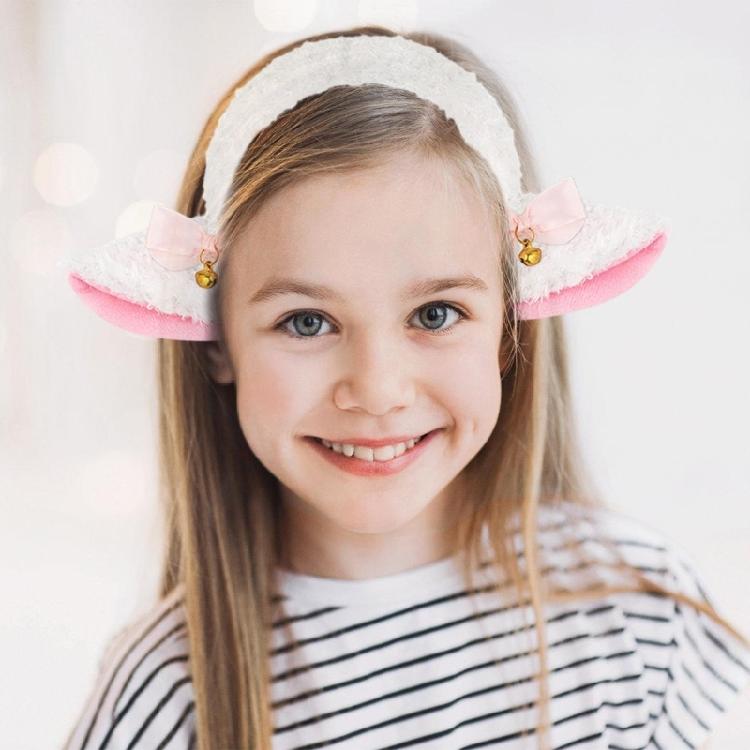 Halloween Sheep Cosplay Accessories Sheep Headband Sheep Tail Skirt for Children Women Halloween Lamb Role Play Outfit