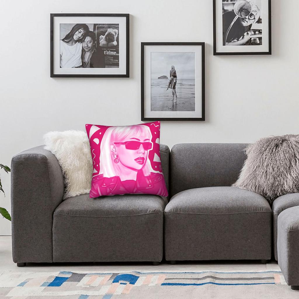New Singer Slayyyter Merch Pillow Cover Custom Cushion Cover Vintage Pillow Case For Couch Sofa Bedroom