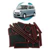 Ruiya Индивидуальный набор резиновых ковриков в карманы дверей для Daihatsu Move Canvas 2022 года, резиновые и 17- peças (LA850S/LA860S) - Противоскользящие коврики,