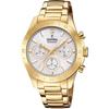 Chronograph Watch - Festina - F20400-1 - Quartz - Gold - 10 ATM