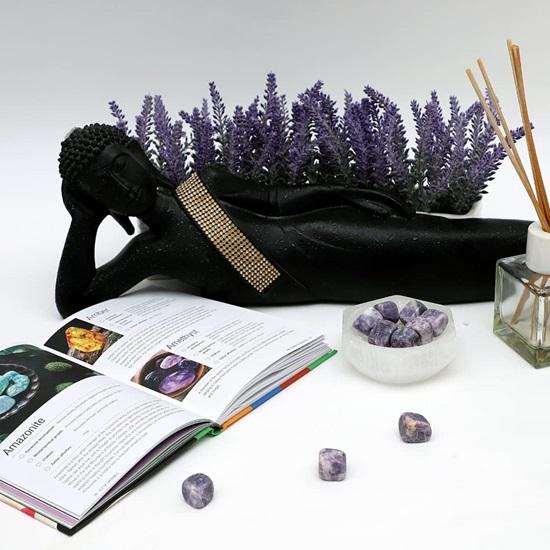 Set of 5 Chakra Healing Stones Crystal Tumble Stone for Vastu  Home Decor Items Crystal Showpieces for Feng Shui Office Decor Table Decor