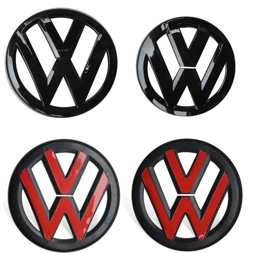 For Volkswagen VW 2pcs Car Front Radiator Grille Badge Cover Rear Trunk Lid Sticker For VW Polo Golf MK6 MK7 MK7.5 Scirocco Arteon Touareg Taigo EL1