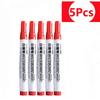 New 50-5pcs Erasable Whiteboard Marker Pen Teaching Chalk Tool Blackboard Marker for Office School Art Stationery Black/Red/Blue