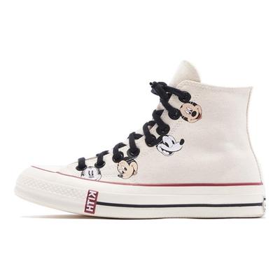 KITH x Disney x Chuck 1970s Hi Коллекция Микки Мауса Удобные и стильные высокие парусиновые кеды Унисекс Белые