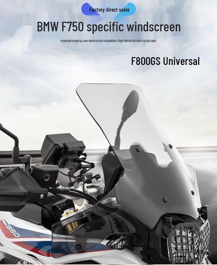 Wind Deflector & Fairing Extension for BMW F750GS/F850GS/F800