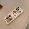 Retro ins phone case for dogs suitable for iPhone 17 Pro Max, iPhone 15, iPhone 13, matte, anti-drop, soft for iPhone 16, iPhone X