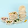 Compostable Wheat Straw Round Lunch Box
