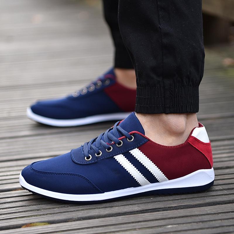 Fashion Shoes Mens Breathable Casual Canvas Sneakers Running Comfortable Shoes