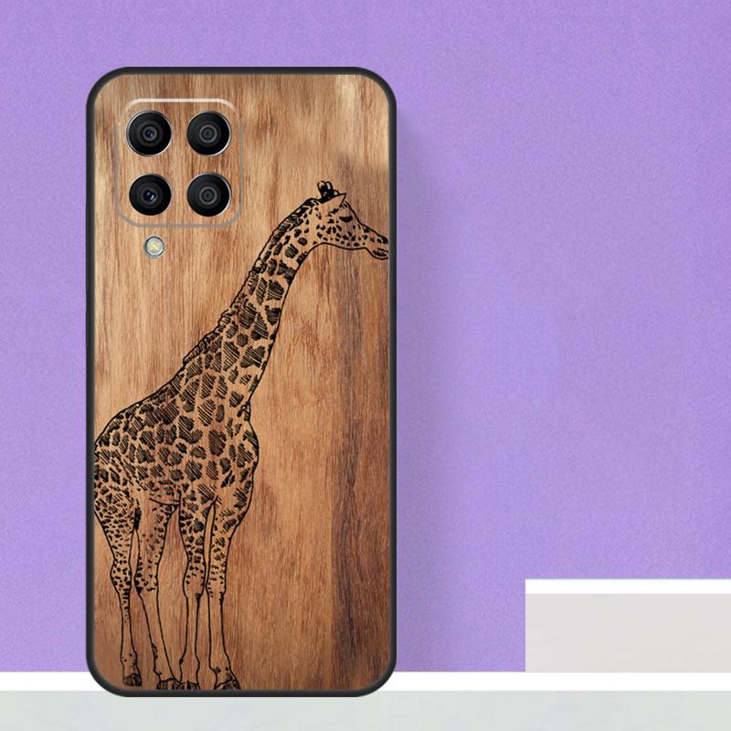 Натуральный бамбуковый узор с рисунком дерева для Samsung Galaxy M12 M32 M52 M14 M34 M54 M21 M51 M31 M30s M20 M15 M55 M13 M33 M53 чехол