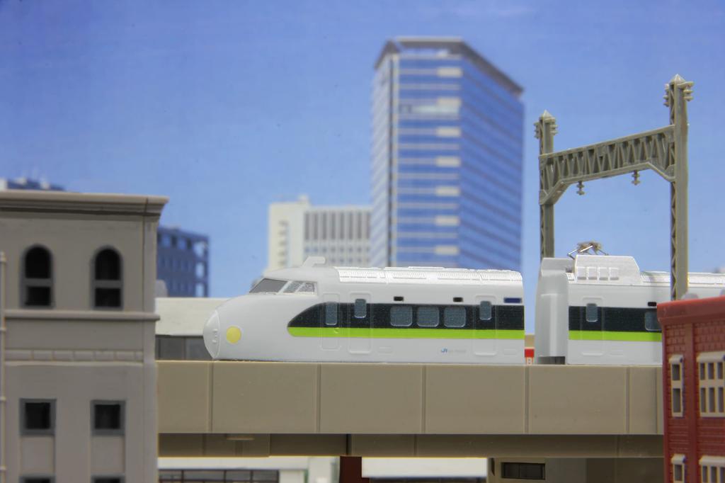 Rokuhan Z Gauge Z Shorty 0 Series Shinkansen Fresh Green Railway Модель поезда ST011-3