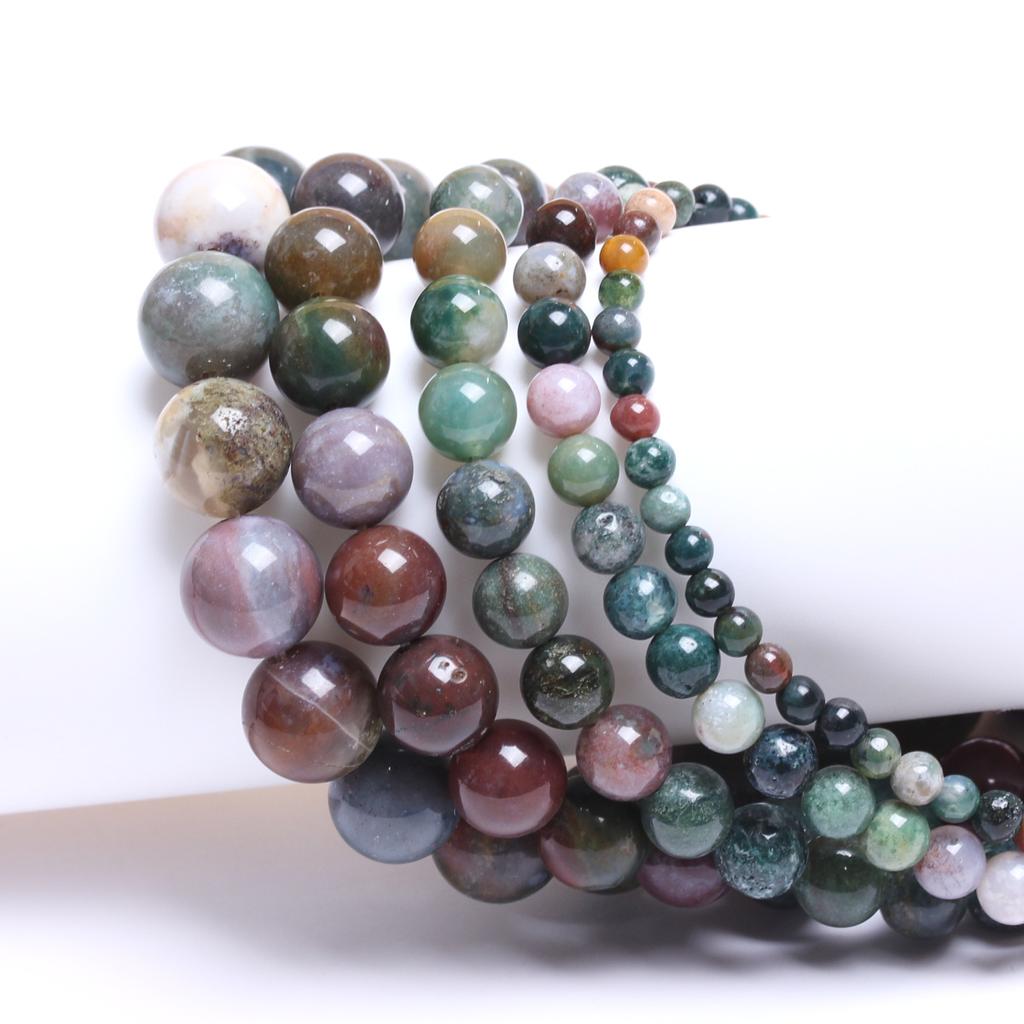 Большое количество для браслетов 4/6/8/10/12 мм, около 15/20/30/40 шт., ожерелье, свободные бусины-разделители, ручная работа, материал для бисера, бусины из натурального камня, сделай сам