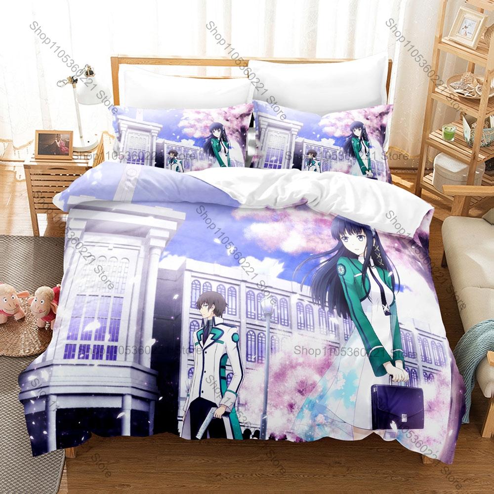 Kpop The Irregular at Magic High School 3D Print Bedding Set 3 Piece Bed Linen for Fans Bedroom Decor