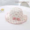 Baby Hat Spring and Autumn Style Small Month Aged Fisherman Hat Girl Newborn Spring Infant Flower Baby Girl Sun Hat