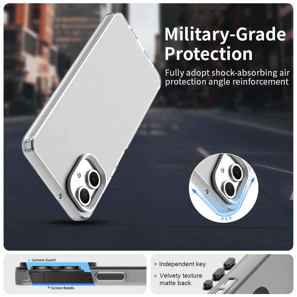 Матовый чехол для Samsung Galaxy A06 Чехол Samsung Galaxy A06 A05 Fundas Coque Матовый Полупрозрачный ПК Задняя панель Бампер для Samsung A06