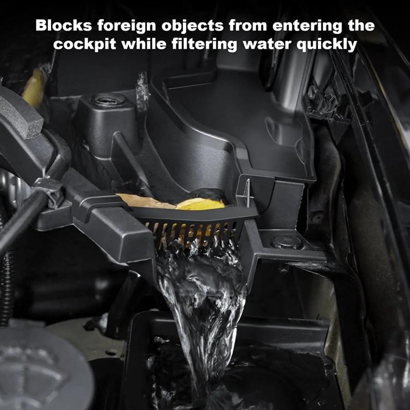 A16P-Front Trunk Debris Filter Guide Grille Channel Filter Cover For Tesla Y -2024