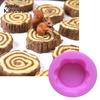 Stump And Tree Annual Ring Shaped Silicone Cake Decoration Biscuit Fondant Chocolate Mold Jelly Candy Cookie Moulds