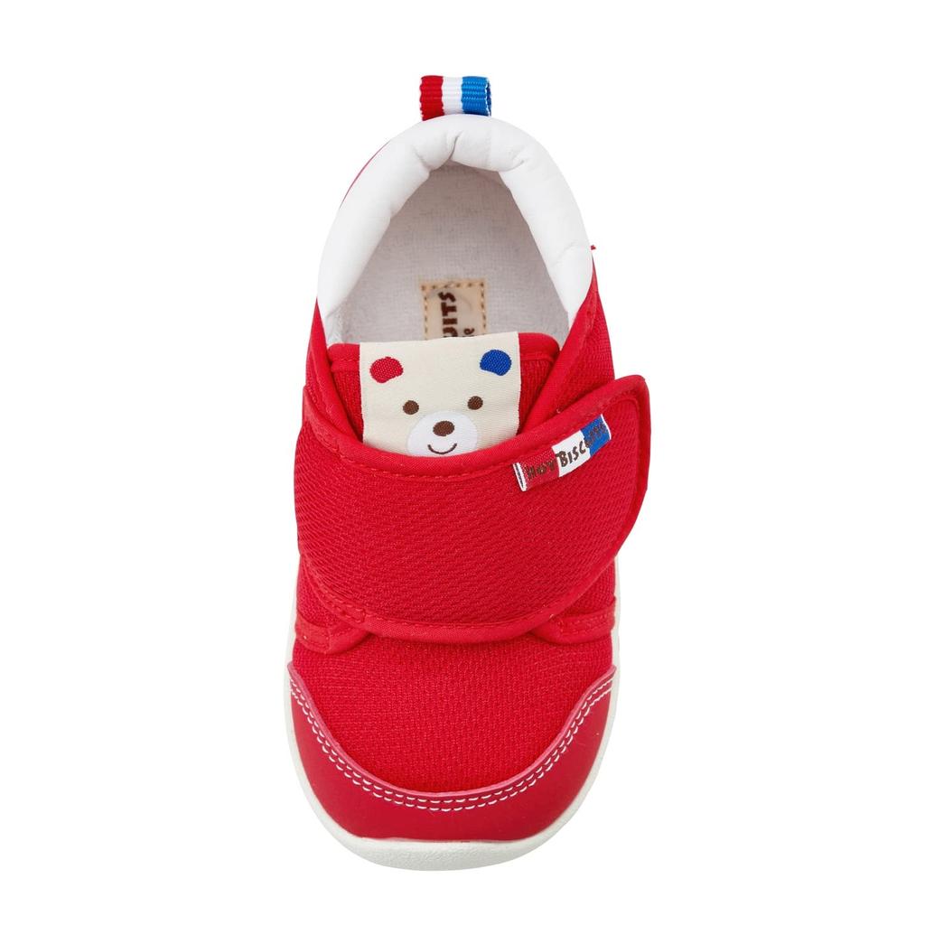 MIKIHOUSE HOT BISCUITS Second Baby Shoes, Boys and Girls, Kids' Clothing, Red, 14cm, 70-9321-493