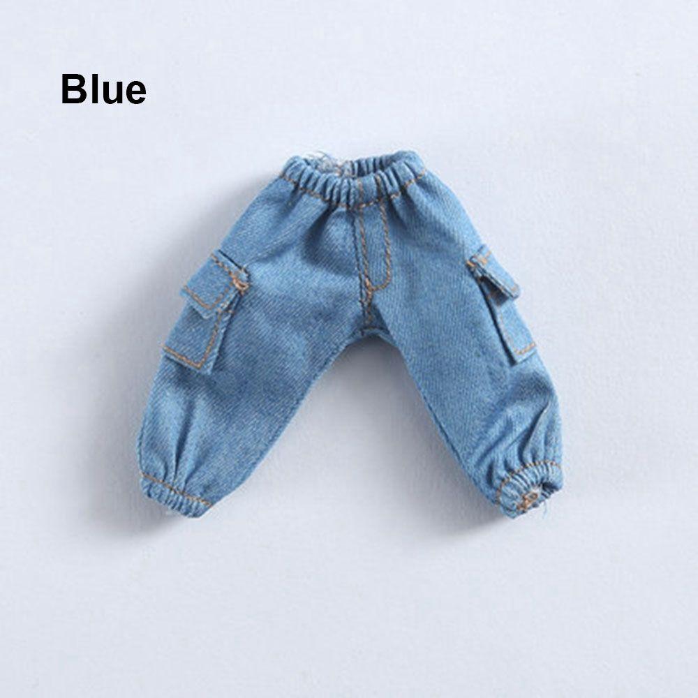 1/11 Doll Shorts Accessories Clothes Pant Clothing Pants Accessories Dolls Long Overalls Long Jeans
