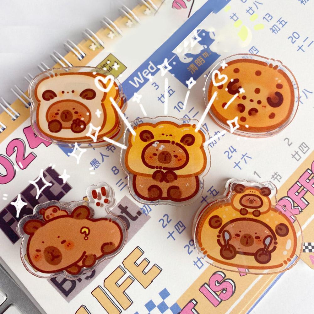 Канцелярские принадлежности Капибара держатель для заметок Школьные принадлежности Папка с мультяшными файлами Папка с изображением Новой морской свинки