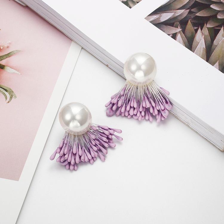 JMXD-Pearl Earrings Women's, Starch Fringed Pendant Earrings, Earrings, Accessories New Products