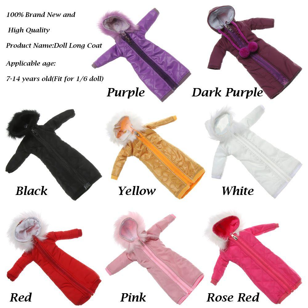 Красивые куклы аксессуары детские игрушки юбка одежда игрушка кукольная одежда длинное пальто хлопковое платье