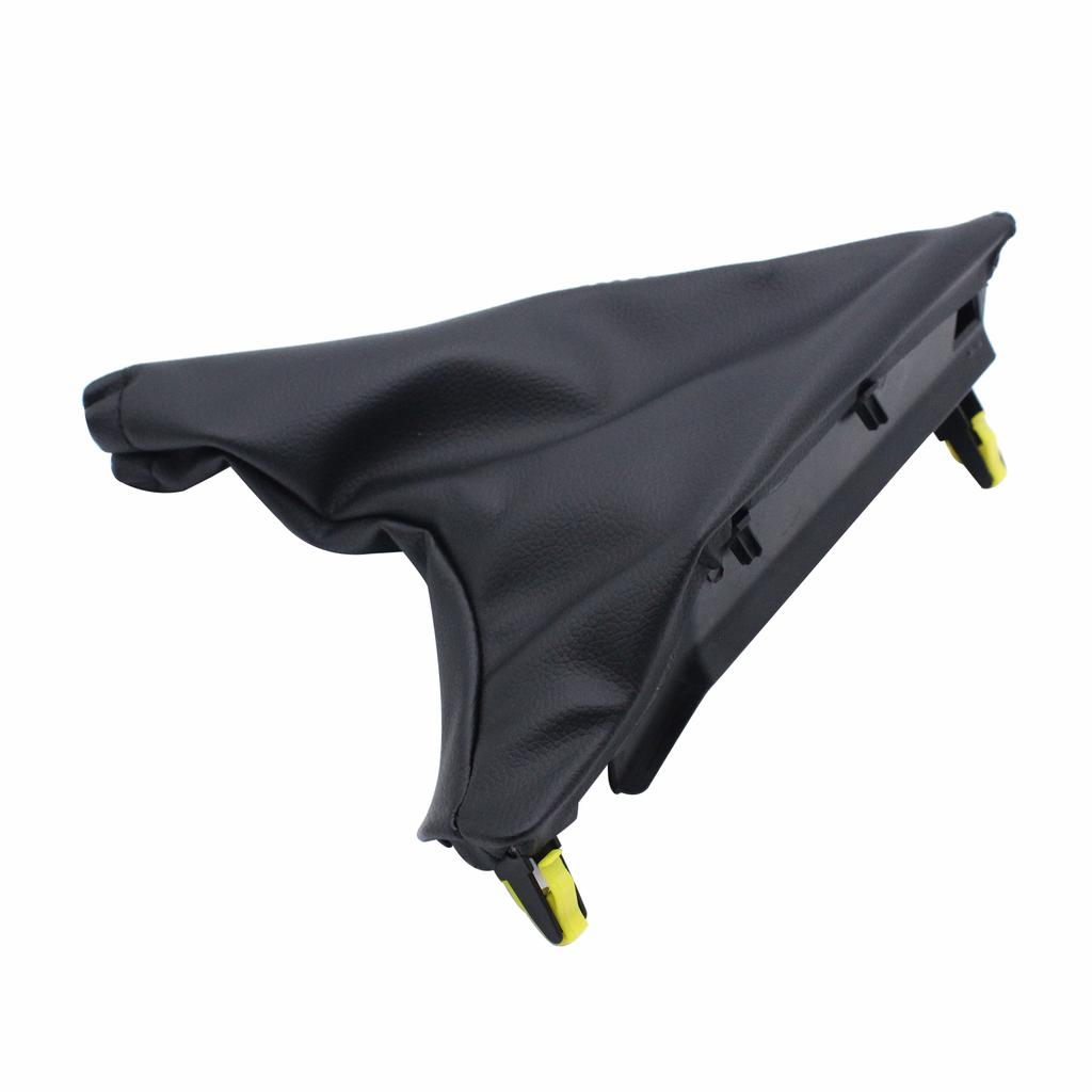 Automobile Handbrake Dust Cover, Black PU Lther Handbrake Cover with Thrd Stitches, X 2008 2018, Unique and Stylish Design, OE Manufacturer Number