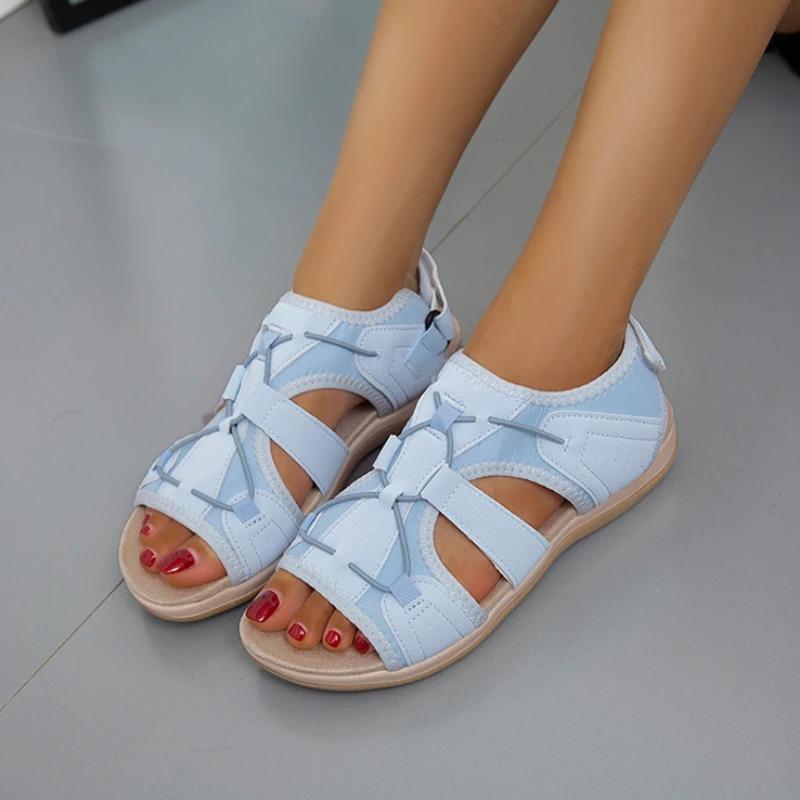 Trendy Women's Sandals 2024 Summer New Casual Anti Slip Breathable Beach Women's Shoes Wedges Shoes for Women Zapatos De Mujer