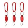 3PCS Magnetic Key Holder Quick Release Keychain Aluminum Alloy Portable Magnetic Buckle for Repair