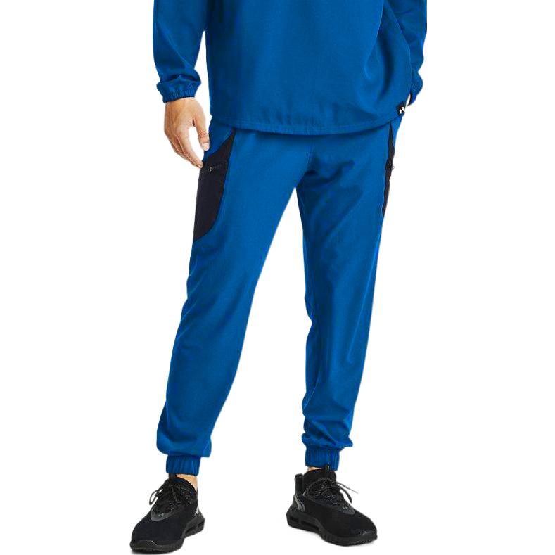 Under Armour Color Block Pocket Vintage Sports Long Pants Men Bottoms Blue 1356875-581