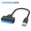 USB 3.0 SATA 3 Кабель Адаптер Sata на USB 3.0 До 6 Гбит/с Поддержка 2,5-дюймовых Внешних SSD HDD Жестких Дисков 22-контактный SATA III A25 30 см