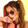 New personalized metal chain sunglasses men's and women's tide large frame double beam toad glasses European and American driving glasses s