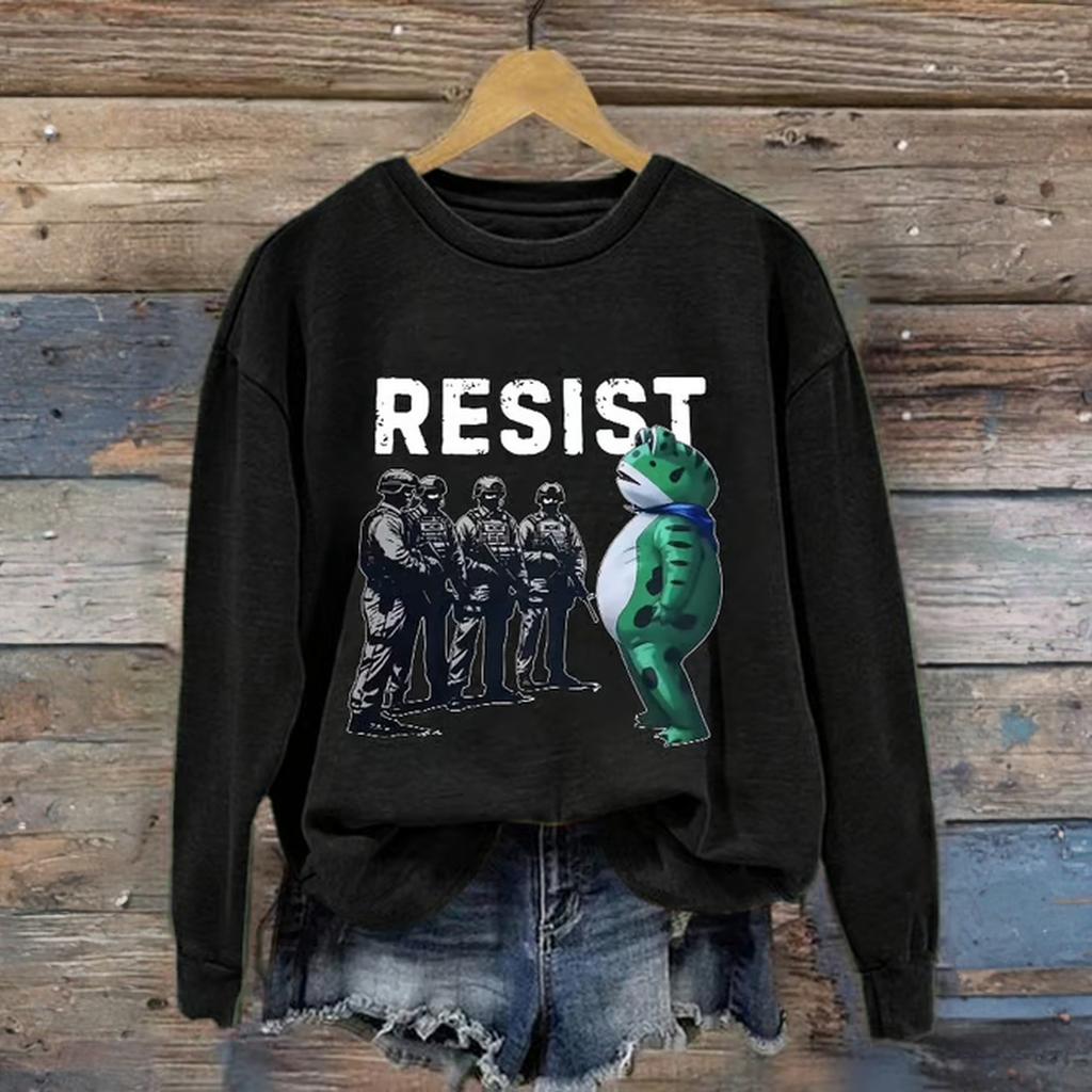 Женские модные повседневные универсальные свитшоты с длинным рукавом и круглым вырезом