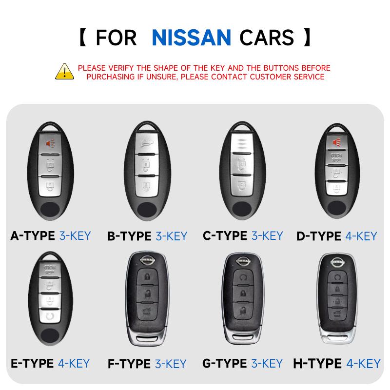 Чехол для ключа автомобиля из натуральной кожи Сумка для ключа для Nissan Qashqai 2022 J12 Ariya Altima Teana Juke X-trail Защитный набор Аксессуары