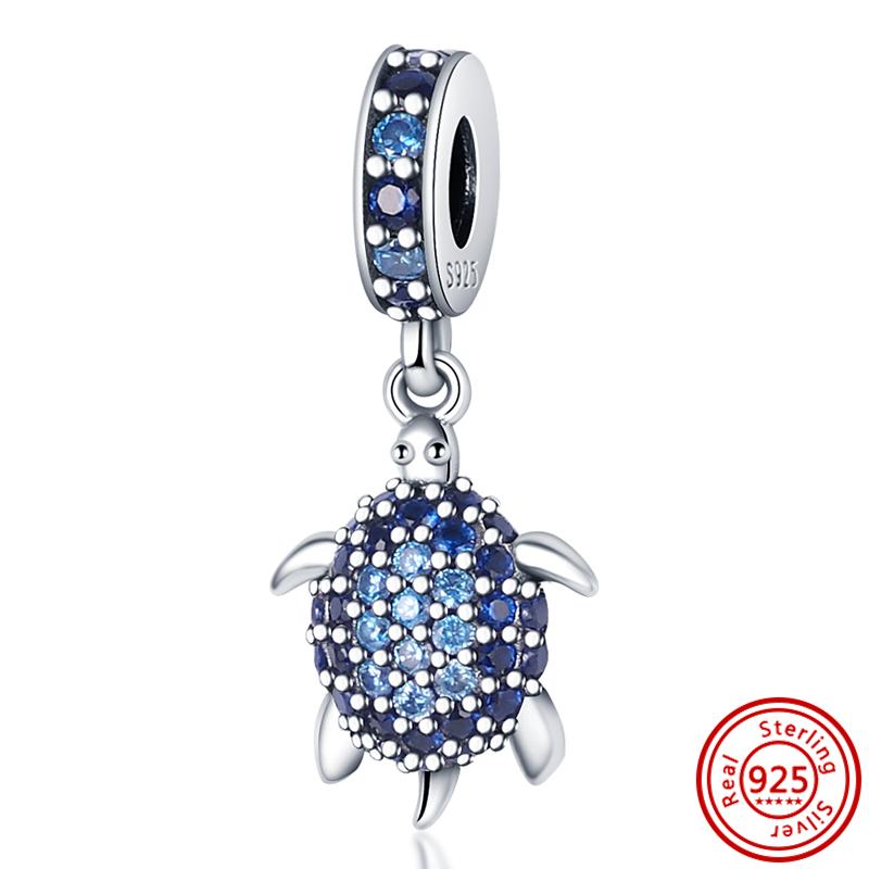 925 Sterling Copper Cute Elephant Dog Paw Print Cat Rabbit Cartoon Beads Fit Original Pantaro Charms Bracelet DIY Zircon Making