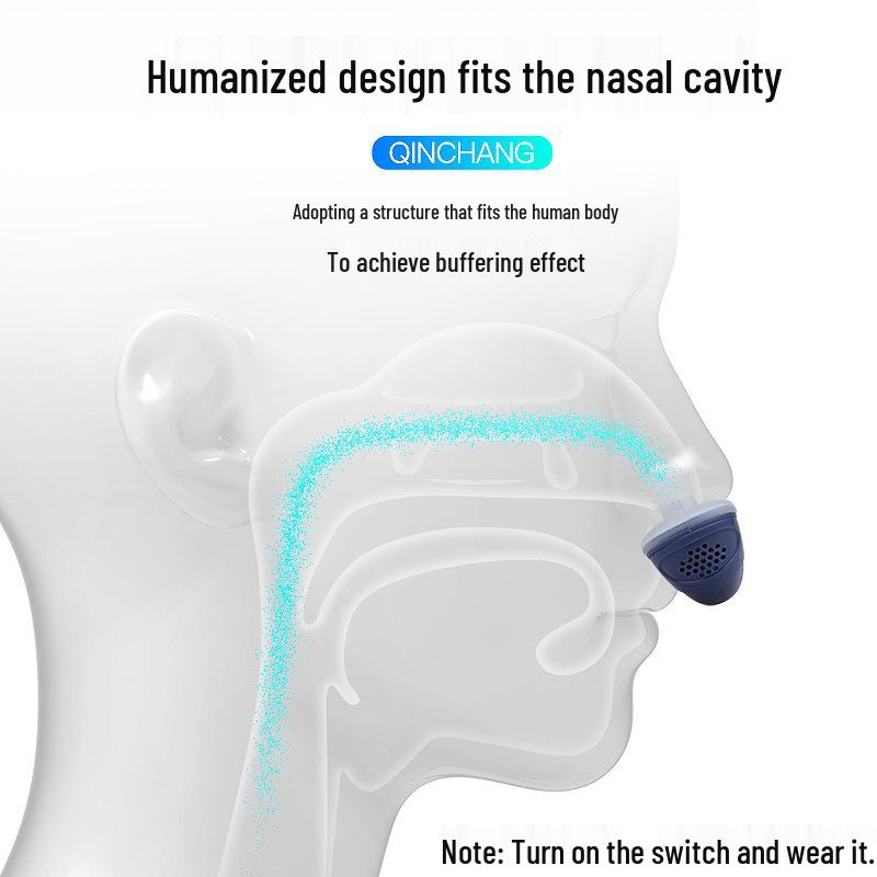 Electric Silicone Nose Clip: Anti-Snoring Sleep Aid and Correction Device