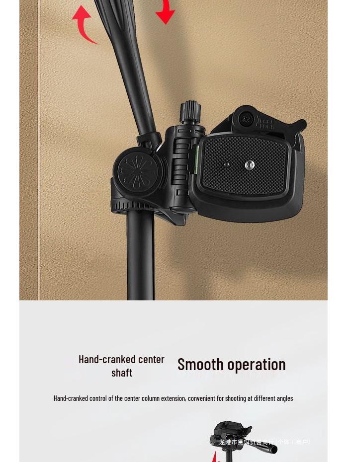 Портативный напольный и настольный штатив с кольцевой лампой для прямых трансляций и фотографии