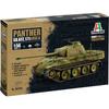 Italeri 1/56 Немецкий танк Sd.Kfz.171 Panther Ausf.A времен Второй мировой войны Пластиковая сборная модель IT25752
