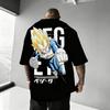 Новые летние футболки Bandai 2026 года с принтом Goku из Dragon Ball для мужчин и женщин, свободные, дышащие, спортивные, модные