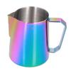 Coffee Frothing Cup Colorful 600ml Milk Frothing Pitcher 304 Stainless Steel Steaming PitcherWith Label