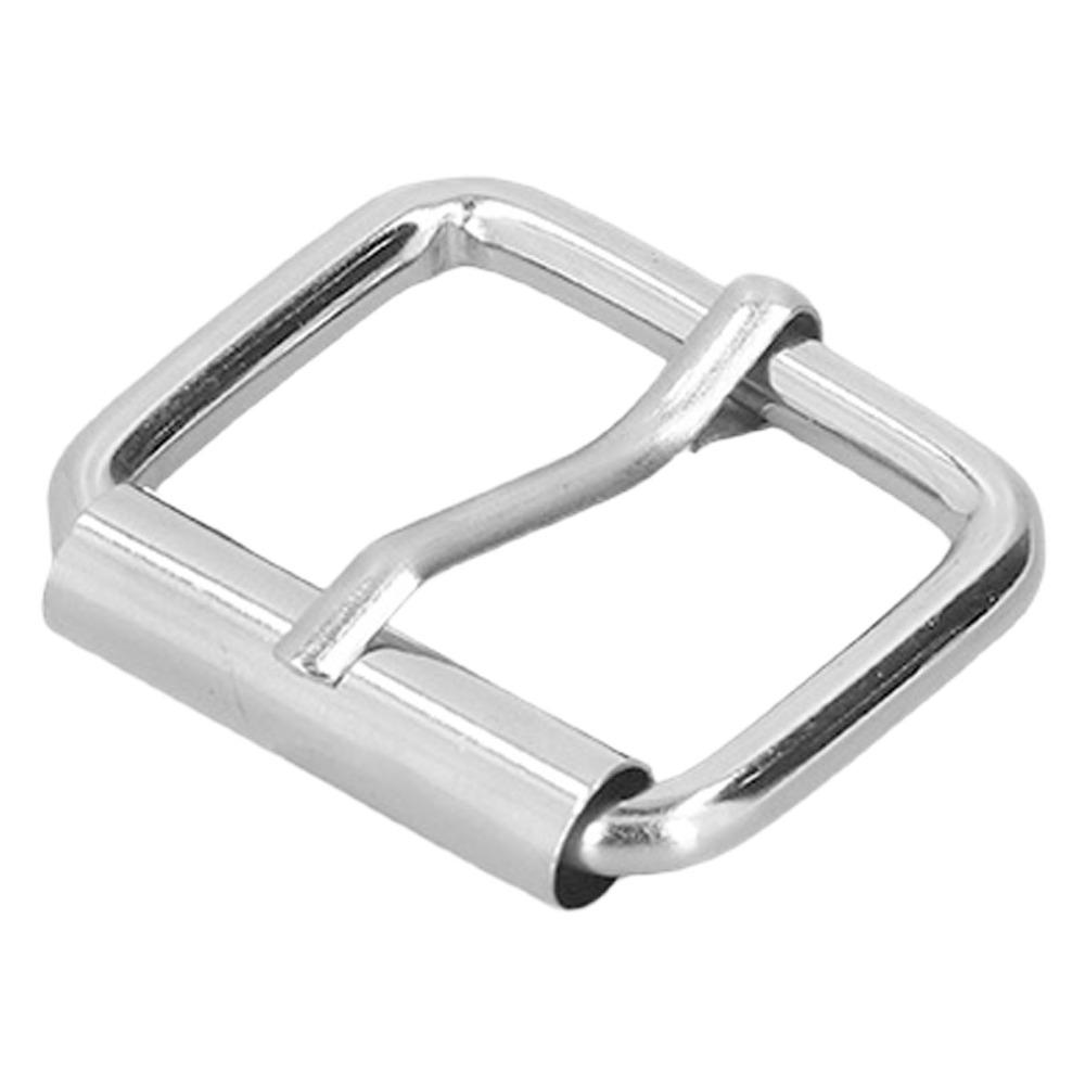 50pcs Metal Roller Pin Buckle Silver Adjustable Pin Buckle Tri-Glide Buckle For Leather Crafts