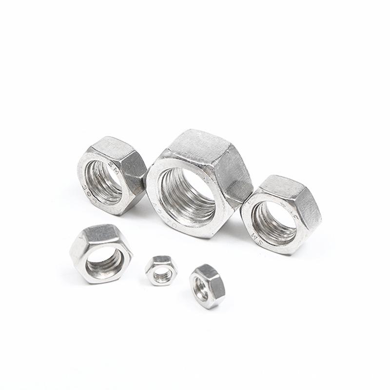 Набор шестигранных гаек из нержавеющей стали - Болты с ручной затяжкой DIN934 (M6 M8 M10 M12)