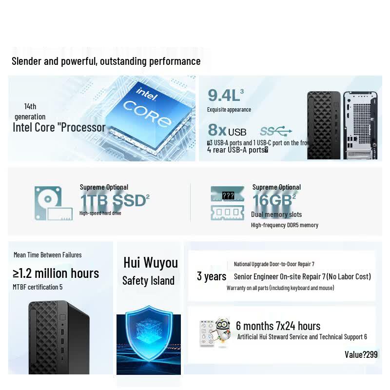 HP ZHAN 66 Desktop PC with 23.8-inch Display (CN version)
