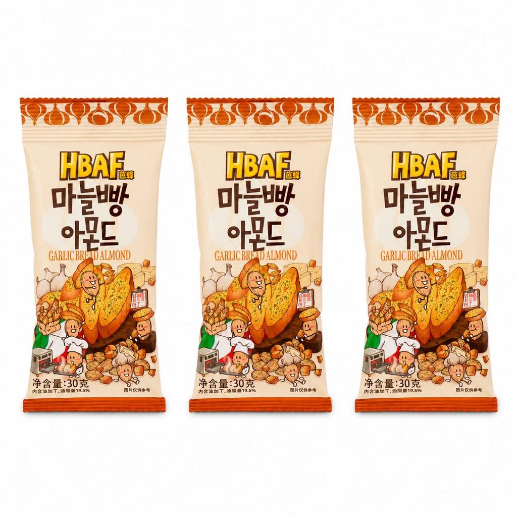 HBAF МИНДАЛЬ СО ВКУСОМ ЧЕСНОЧНОГО ХЛЕБА 30г