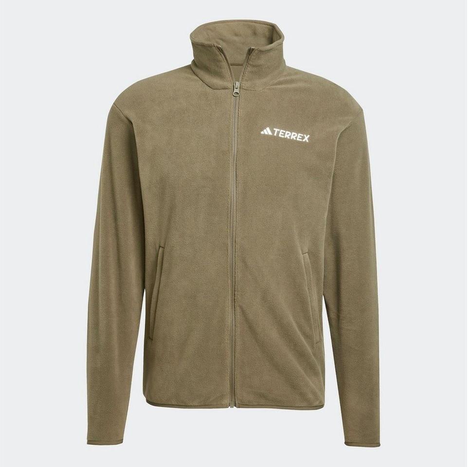 Куртка Adidas Terrex Fleece jacket MT ESS FZ FL зеленая
