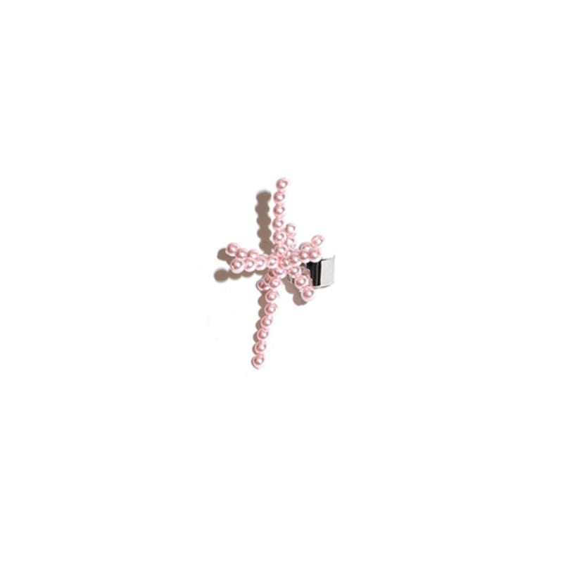 PAULINE LOUISE Signature pale pink motif earcuff Signature pale pink motif earcuff