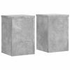 VidaXL Supports pour plantes 2 pcs gris béton bois d'ingénierie, support de fleurs, support de pot, support pour plantes 852909