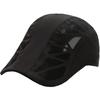 Hunting Mesh Cap Logo Hat Running Sports Lightweight Quick Drying CA500 [White Fang] Men's (Black)