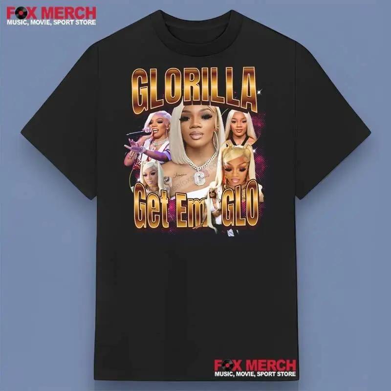 Футболка Glorilla Get Em Glo для фанатов 2025 Размер S 5xl